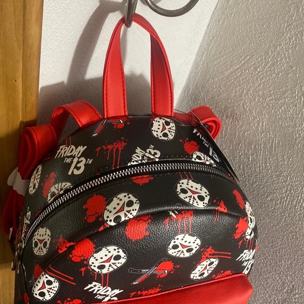 Friday the 13th mini backpack+Jason Voorhees 13 Jersey XXL🔪🩸